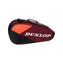 Dunlop Tennis-Racketbag CX Club (Schlägertasche, 2 Hauptfächer) 2024 rot/schwarz 10er